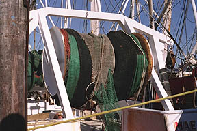 Image of otter trawl net reel
