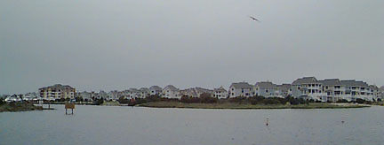 Photograph of Pirate's Cove from the Roanoke Sound